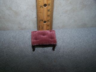 1:12 Dollhouse Miniature Chair Commercial & Foot Stool 5