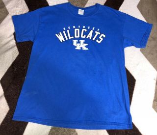 Vintage University Of Kentucky Wildcats T - Shirt Mens Sz L