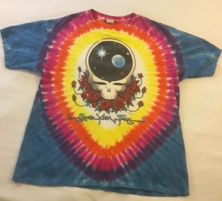 Vintage Grateful Dead Shirt Size Adult Xl Space Your Face 1992 Tie Dye