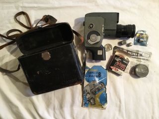 Vintage Canon Reflex Zoom 8 - 2 Movie Camera With Case And