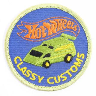 Classy Customs Vintage Hotwheels Collectors Patch 3 "