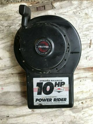 Vintage Briggs & Stratton 10 Hp Shroud Recoil Rewind Pull Starter Snapper Rider
