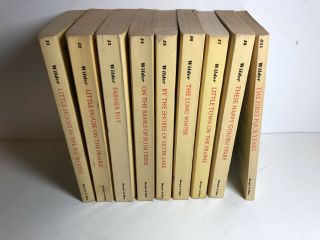Vintage Laura Ingalls Wilder,  Set Of 9 Books - Little House On The Prairie 1971