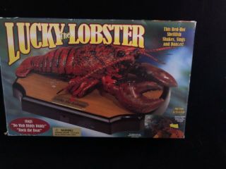 Vintage 1999 Gemmy Lucky The Lobster Sings And Moves.  Sounds Great