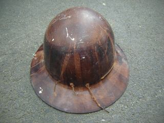 Vintage Fiberglass Hard Hat Safety Msa Skull Gard Type K Helmet Minor Safety