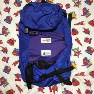 Vintage Mountain Equipment Co - Op (mec) X Dow Multi Day Blue Hiking Backpack