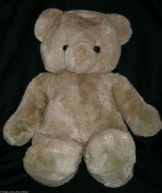 20 " Vintage Russ Berrie Brown Teddy So Soft Bear Stuffed Animal Plush Toy Big