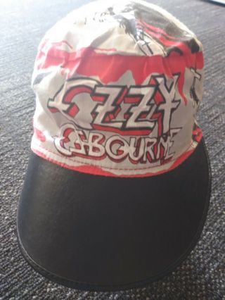 Vintage 1984 Ozzy Osbourne Painters Hat
