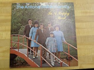 The Antone Family In A Happy Mood Native American Indian Christian Vtg Vinyl Lp