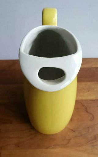 Vintage Hall pitcher yellow Nora iced tea McCormicks promo piece mid century 3