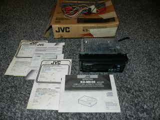 Vintage Jvc Model Ks - Rt220 Am/fm Cassette Receiver Car Stereo W/manuals Wiring