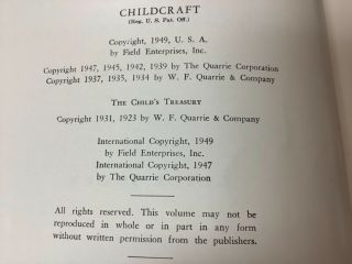 Vintage Childcraft Books 1949 Set of 14Vols.  1 - 14 Orange Hardcover Estate. 2