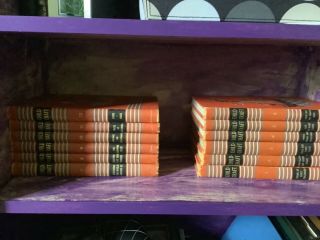 Vintage Childcraft Books 1949 Set of 14Vols.  1 - 14 Orange Hardcover Estate. 4