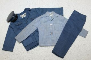 Vintage Gi Joe 1964 - Pilot - Dress Uniform Set - Jacket/pants/shirt/cap