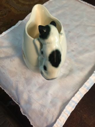 Vintage Erphila Germany Porcelain Cat Pitcher Figurine Rare 5