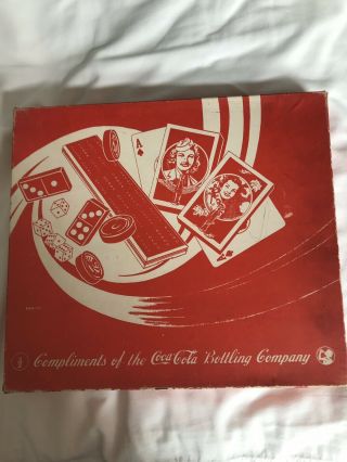 Vintage Coca Cola Cribbage Game.