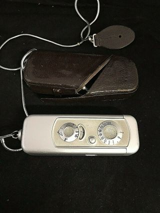 Vintage Minox Mini Spy Camera w/ Case and Chain 2