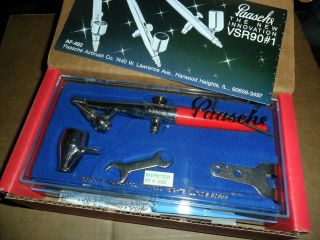 Airbrush Paasche Type H Complete Set Vintage Professional Artists Supply