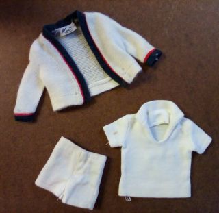 Vintage Barbie Ken Doll Outfit " Time For Tennis " 790 1962