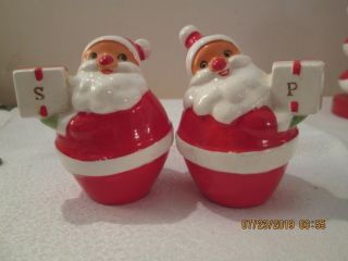 Vintage Holt Howard Christmas Santa Salt & Pepper Shakers