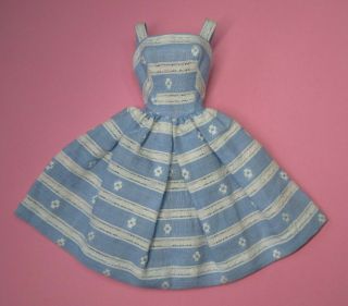 Vintage Barbie - Suburban Shopper 969 Blue & White Sun Dress
