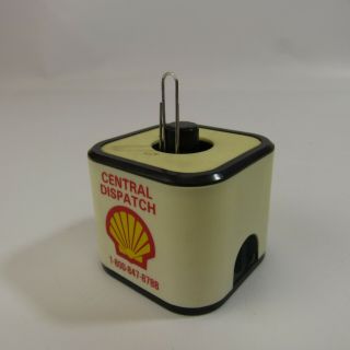 Vtg Shell Oil Paper Clip Holder Plastic Magnetic Central Dispatch Gas Station 4