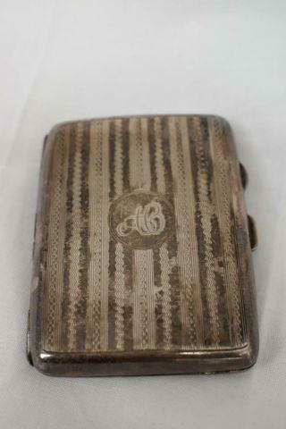 Vintage Hallmarked Silver Cigarette Case