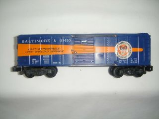 Vintage American Flyer,  98o Baltimore & Ohio,  Dark Blue Boxcar