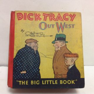 Vintage 1933 Dick Tracy Out West 723 Big Little Book Nos