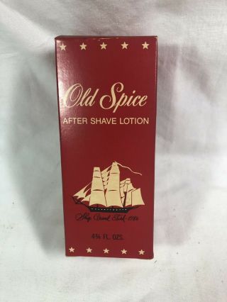 Vintage Shulton Spice Cologne After Shave 4 1/4 Oz Star Cap Full