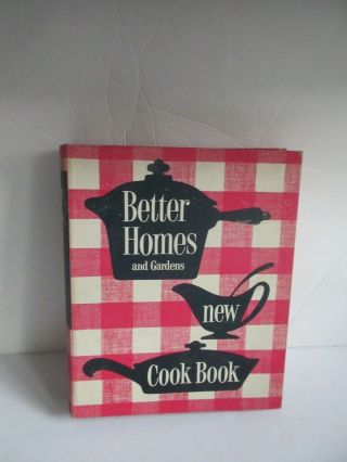 Vtg Better Homes & Gardens Cookbook 5 Ring First Edition 1953