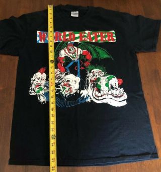 VTG World Eater T Shirt Agnostic Front Hardcore NYHC Cro Mags Warzone Rare Orig 4
