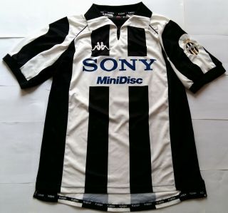 Juventus 1997 Sony Minidisc Del Piero 10 Vintage Kappa Shirt Jersey Maglia 1998
