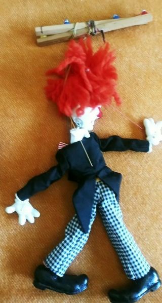 Vintage Pelham Marionette Puppet Bimbo The Clown 14 