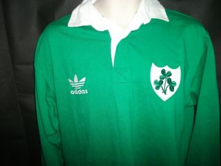 Vintage Adidas Ireland l980 ' s Rugby shirt 2