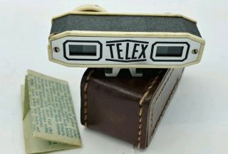 Vintage Telex Rangefinder Made In Germany W/leather Case