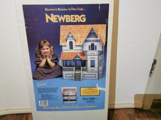 Vintage Newberg Nb180 Dollhouse Kit Dura - Craft Nib Classic 1:12 One Inch Scale