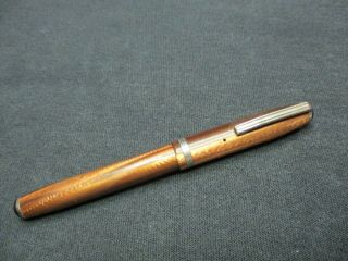 Vintage Fountain Pen/esterbrook Fountain Pen/ 9550 Nib/copper Marbled/sm.  Size