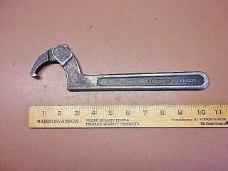Vtg J.  H.  Williams No.  474 Adjustable Spanner Wrench 2 " - 4 3/4 " User