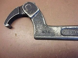 Vtg J.  H.  Williams No.  474 Adjustable Spanner Wrench 2 