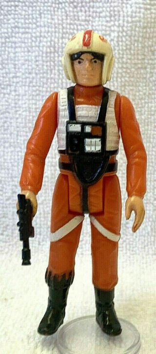 Star Wars Vintage Luke Skywalker X - Wing Pilot Figure (raised China Coo).  Good