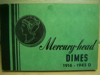 Vintage Meghrig Album Mercury Dimes Coin Folder
