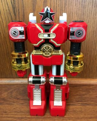 Red Battlezord Vintage Bandai Power Rangers Zeo Zord 1996 90s Punching Action