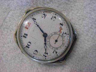 Vintage Large Antique Wwi World War I Military Marvin Trench Mens Watch
