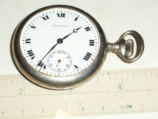 American Waltham Antique Sidewinder Pocket Watch Good Runner Grade 610 - 1904