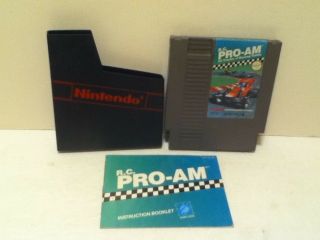 Vintage 1987 Nintendo Nes R.  C.  Pro - Am 32 Tracks Of Racing Thrills Video Game