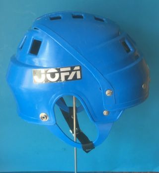 Blue JOFA ishockey helmet 24651.  Vintage 70’s.  Senior size 2