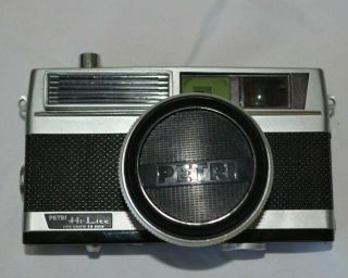 Petri Hi - Lite Camera Vintage 60s 35mm Kuribayashi Rangefinder With Leather Case