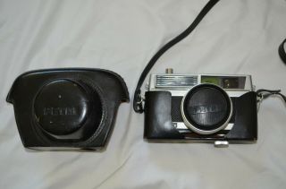 Petri Hi - Lite Camera Vintage 60s 35mm Kuribayashi Rangefinder with Leather Case 2