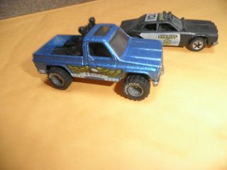 Vtg Hot Wheels - - 1982 Eagle 4x4 & 1977 Sheriff 701 - - $18.  00 Or